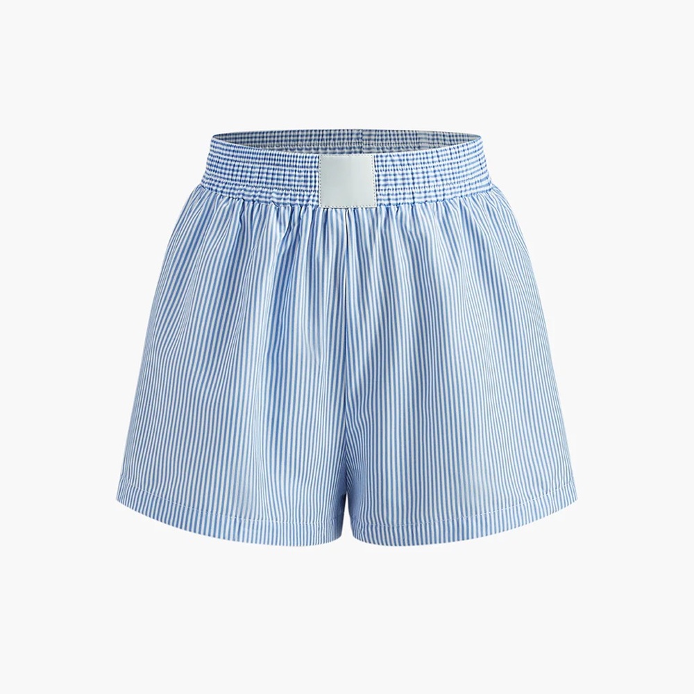 Pinstripe Thin Shorts